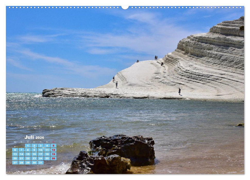 Sizilien – von Cefalù bis Trapani (CALVENDO Premium Wandkalender 2026)