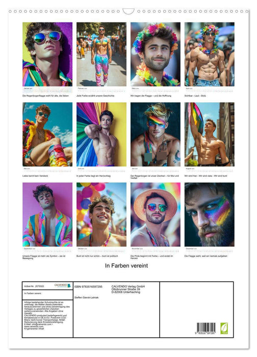 In Farben vereint (CALVENDO Wandkalender 2026)