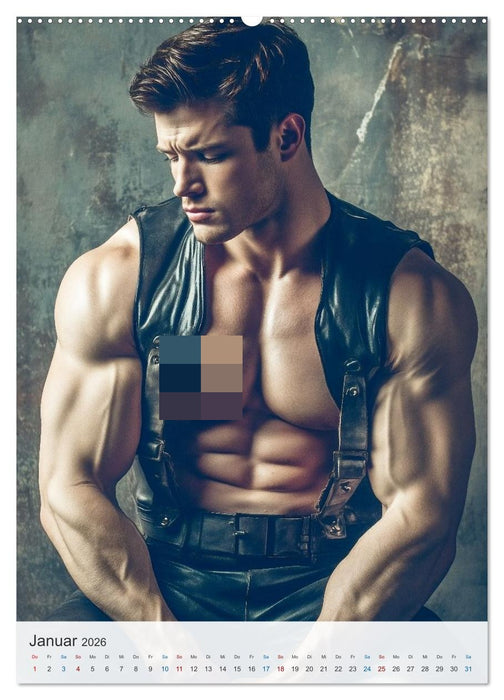 Muskeln und Leder (CALVENDO Wandkalender 2026)