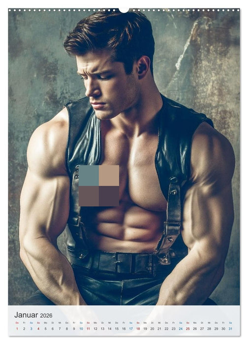 Muskeln und Leder (CALVENDO Premium Wandkalender 2026)