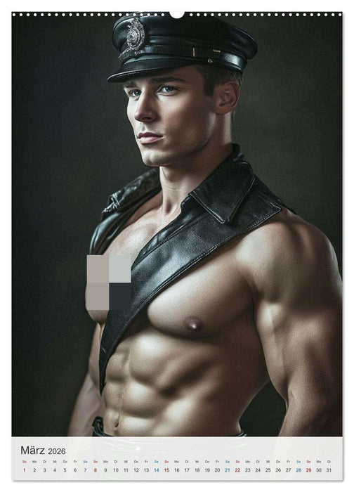 Muskeln und Leder (CALVENDO Premium Wandkalender 2026)