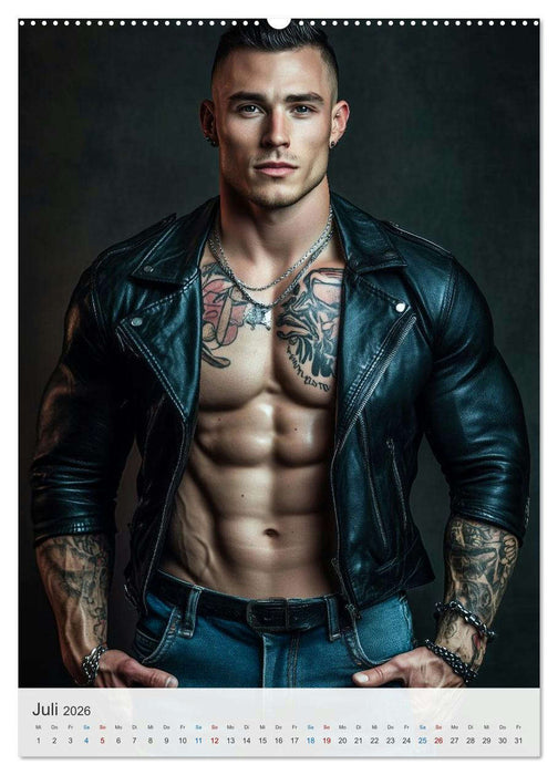 Muskeln und Leder (CALVENDO Premium Wandkalender 2026)