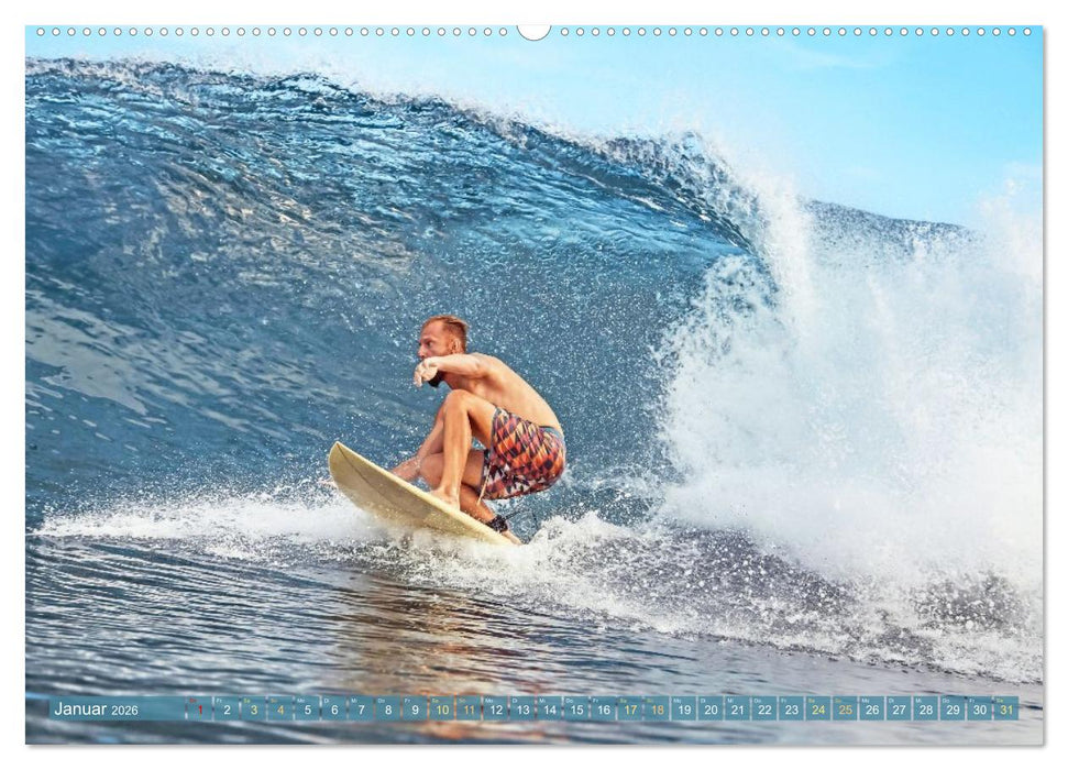 Surfen: Die perfekte Welle finden - Edition Funsport (CALVENDO Wandkalender 2026)