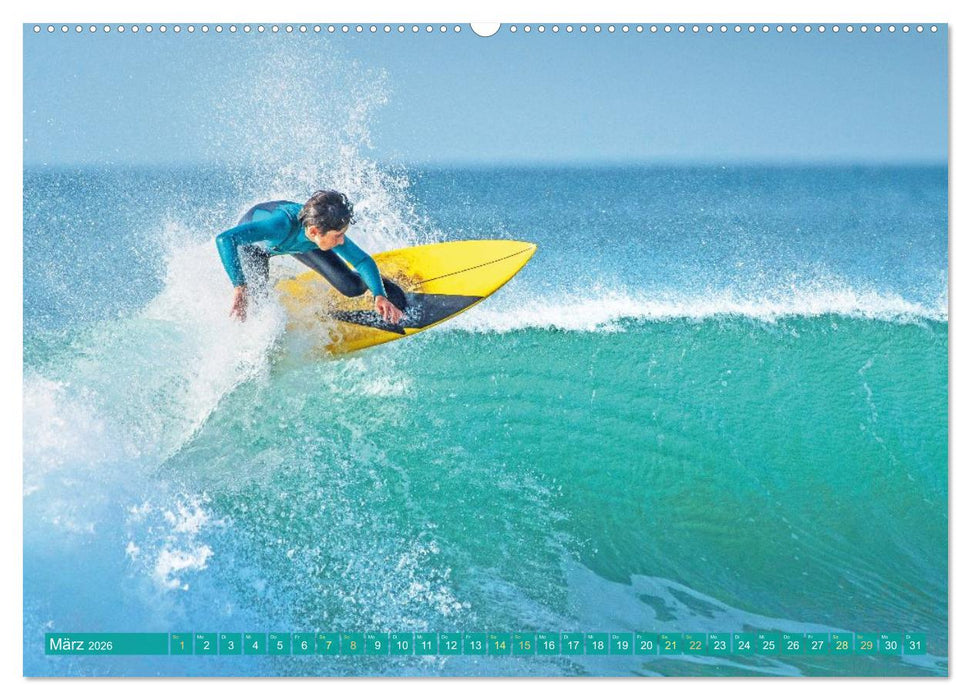 Surfen: Die perfekte Welle finden - Edition Funsport (CALVENDO Wandkalender 2026)