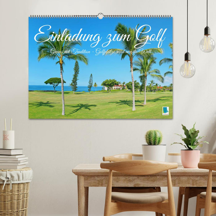 Einladung zum Golf (CALVENDO Wandkalender 2026)