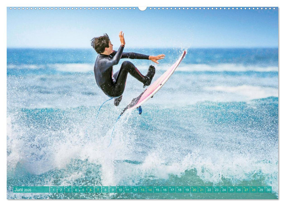 Surfen: Die perfekte Welle finden - Edition Funsport (CALVENDO Premium Wandkalender 2026)