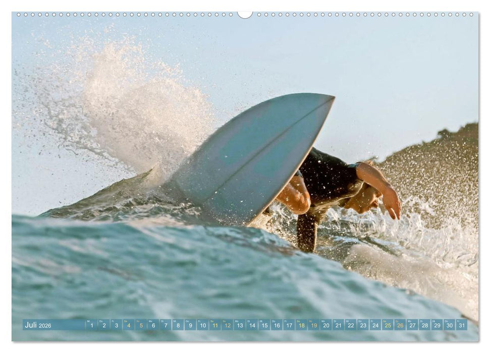 Surfen: Die perfekte Welle finden - Edition Funsport (CALVENDO Premium Wandkalender 2026)