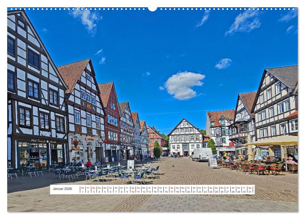 Bad Oeynhausen - Von Rinteln bis Porta Westfalica (CALVENDO Premium Wandkalender 2026)