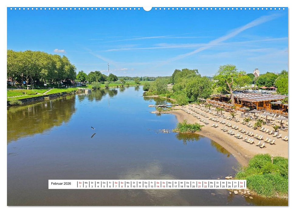 Bad Oeynhausen - Von Rinteln bis Porta Westfalica (CALVENDO Premium Wandkalender 2026)