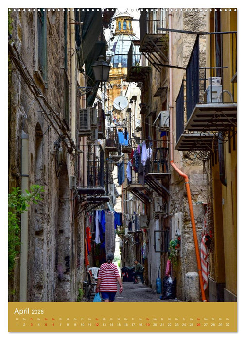 Spaziergang durch Palermo (CALVENDO Wandkalender 2026)