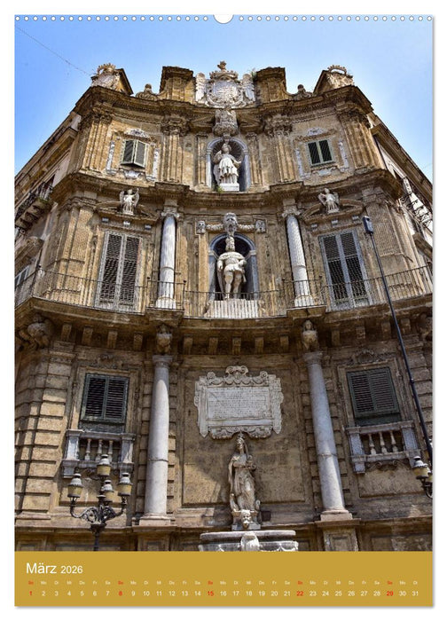 Spaziergang durch Palermo (CALVENDO Premium Wandkalender 2026)