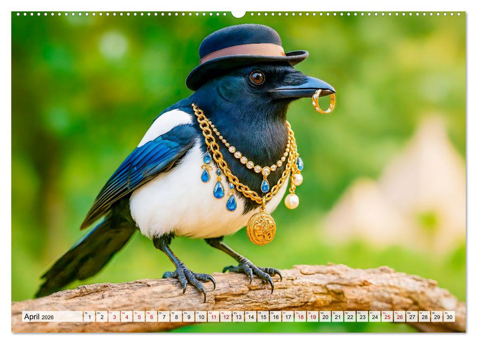 Tierische Redewendungen - Ein Kalender voller Sprüche und Sprachbilder (CALVENDO Wandkalender 2026)