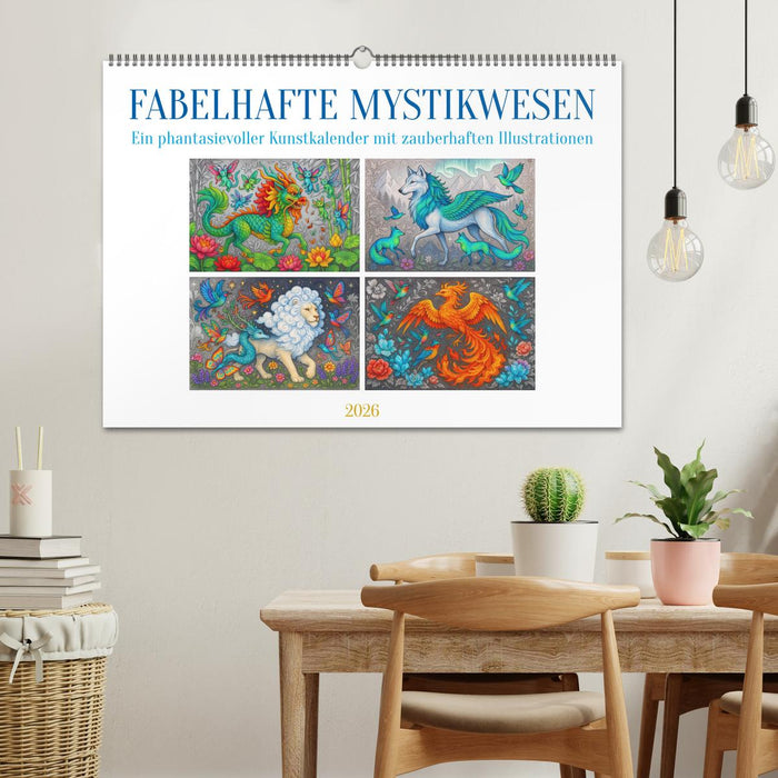 Fabelhafte Mystikwesen (CALVENDO Wandkalender 2026)