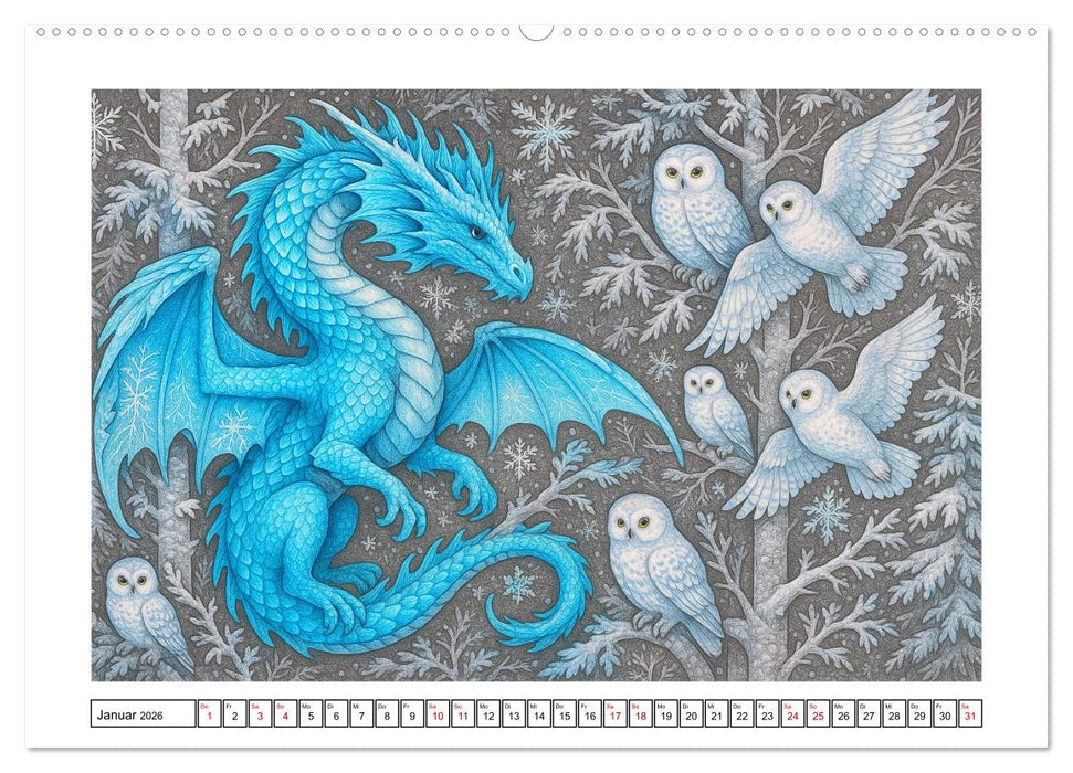 Fabelhafte Mystikwesen (CALVENDO Wandkalender 2026)