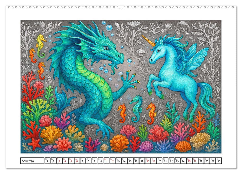 Fabelhafte Mystikwesen (CALVENDO Wandkalender 2026)