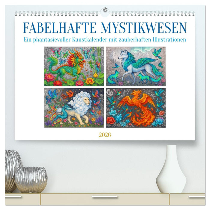 Fabelhafte Mystikwesen (CALVENDO Premium Wandkalender 2026)