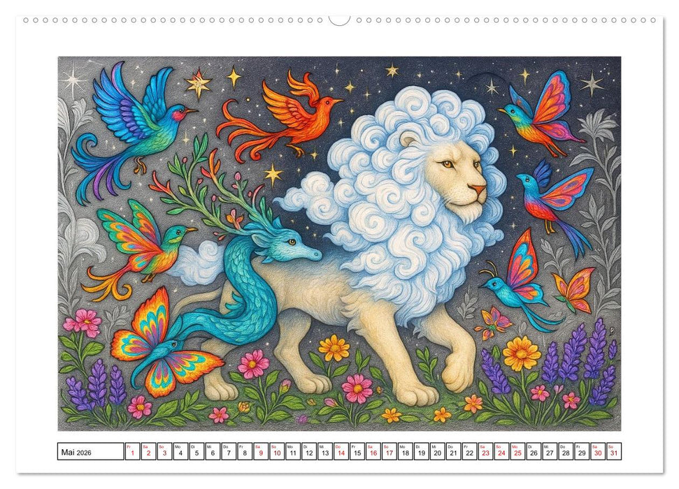Fabelhafte Mystikwesen (CALVENDO Premium Wandkalender 2026)