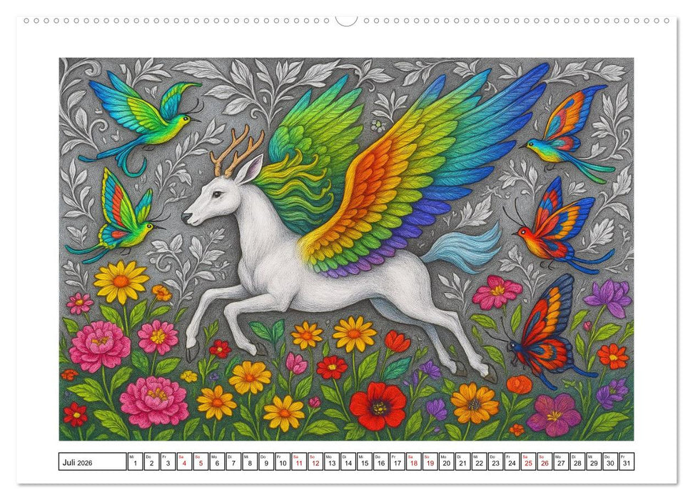 Fabelhafte Mystikwesen (CALVENDO Premium Wandkalender 2026)