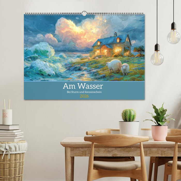 Am Wasser - Bei Sturm und Sonnenschein (CALVENDO Wandkalender 2026)