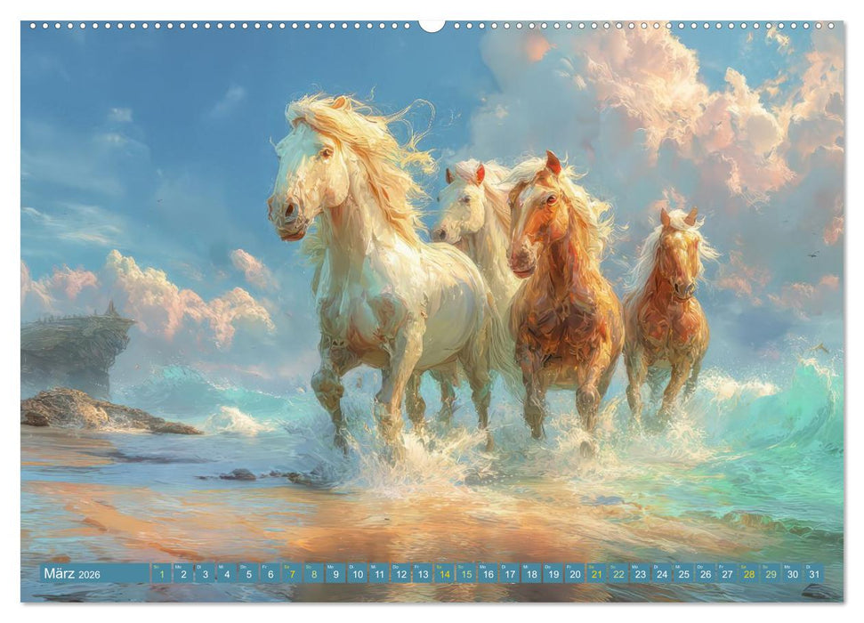 Am Wasser - Bei Sturm und Sonnenschein (CALVENDO Wandkalender 2026)