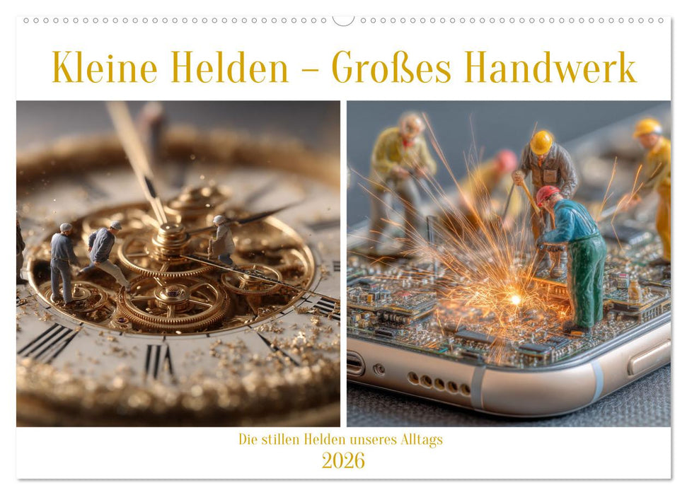 Kleine Helden – Großes Handwerk (CALVENDO Wandkalender 2026)