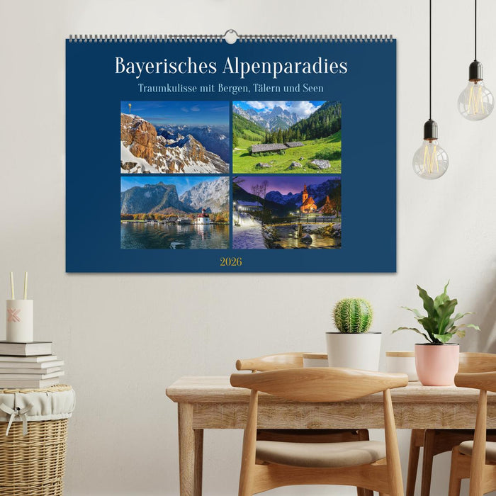 Bayerisches Alpenparadies (CALVENDO Wandkalender 2026)