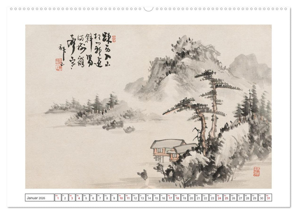 Yoshitsugu Haizan (CALVENDO Premium Wandkalender 2026)