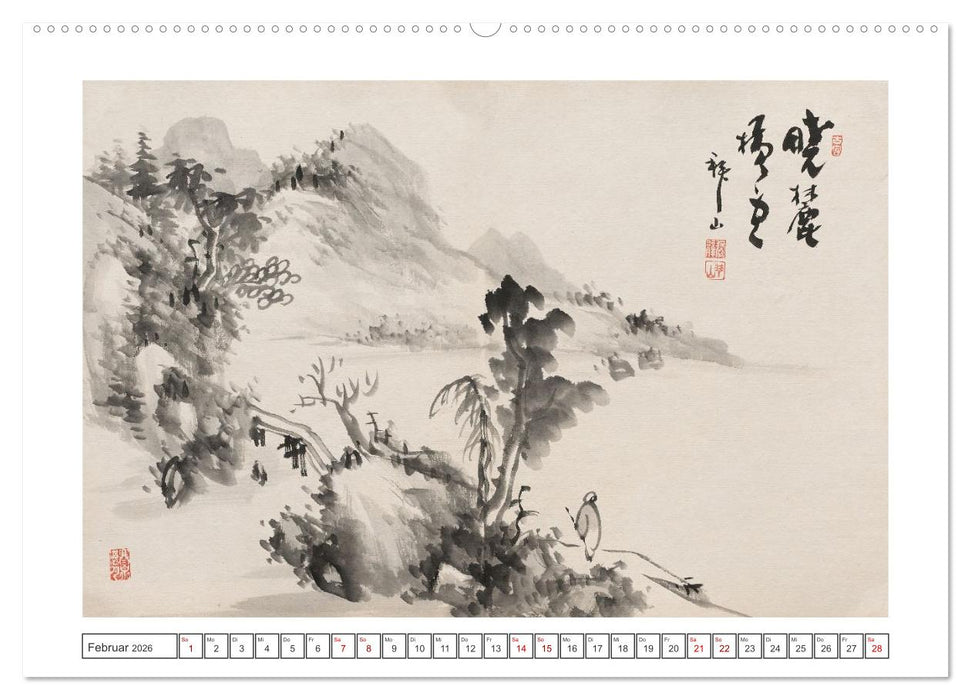 Yoshitsugu Haizan (CALVENDO Premium Wandkalender 2026)
