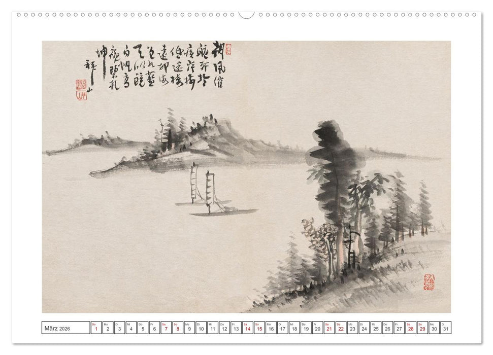 Yoshitsugu Haizan (CALVENDO Premium Wandkalender 2026)
