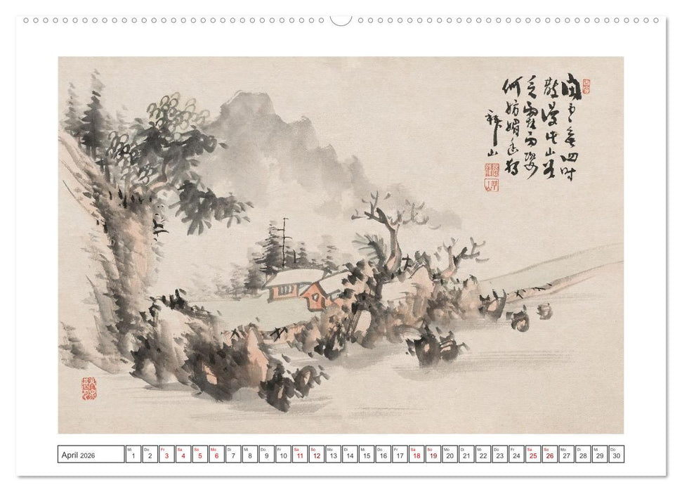 Yoshitsugu Haizan (CALVENDO Premium Wandkalender 2026)