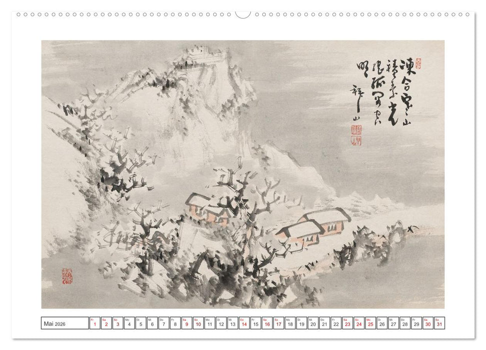 Yoshitsugu Haizan (CALVENDO Premium Wandkalender 2026)