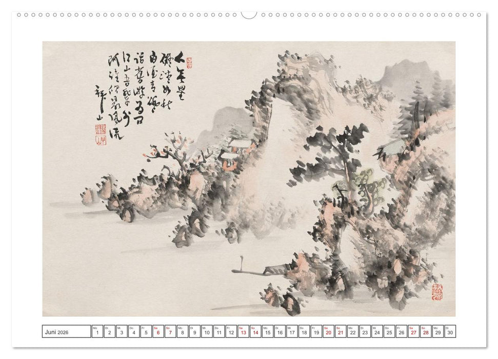 Yoshitsugu Haizan (CALVENDO Premium Wandkalender 2026)