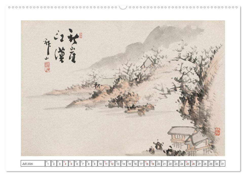Yoshitsugu Haizan (CALVENDO Premium Wandkalender 2026)