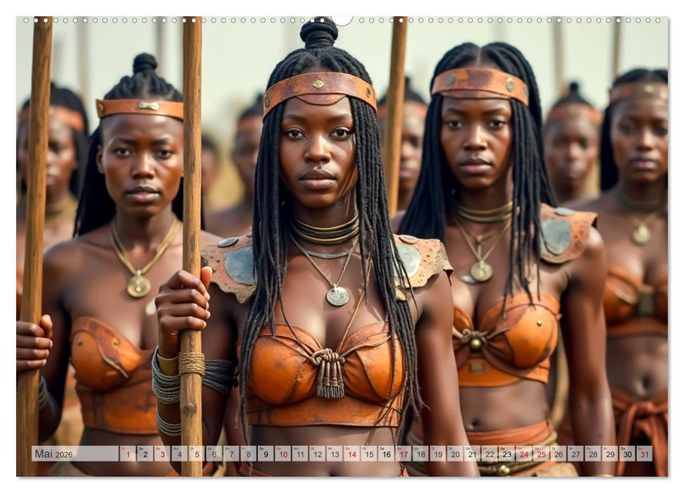Afrikanische Mythologie - Götter, Helden und Monster (CALVENDO Premium Wandkalender 2026)