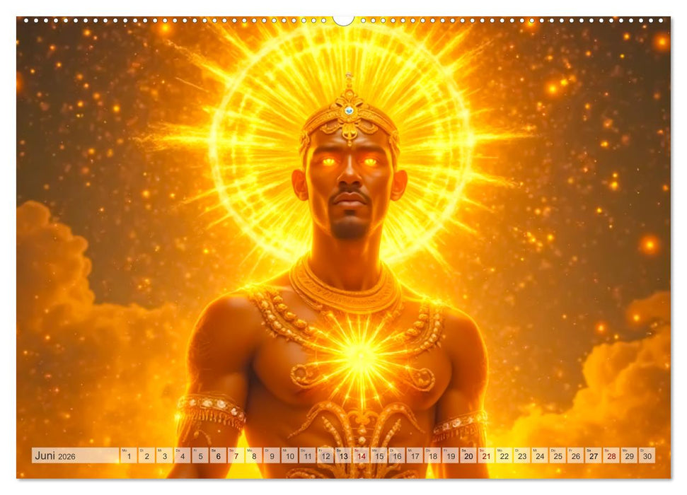 Afrikanische Mythologie - Götter, Helden und Monster (CALVENDO Premium Wandkalender 2026)