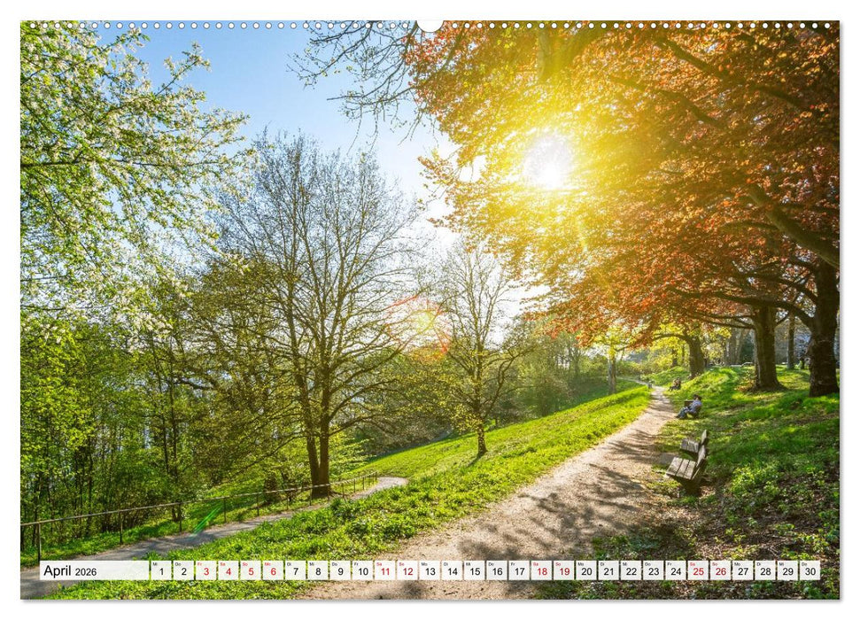Moin Hamburg - Durch das Jahr an der Elbe (CALVENDO Premium Wandkalender 2026)