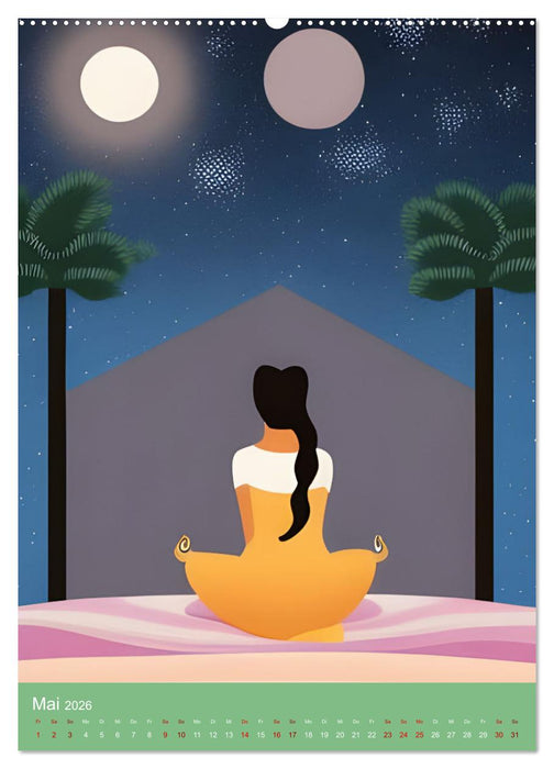 Meditation verbindet (CALVENDO Wandkalender 2026)