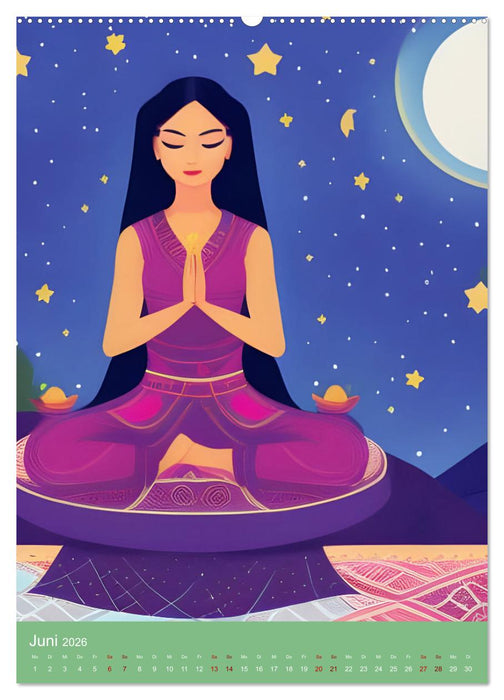 Meditation verbindet (CALVENDO Wandkalender 2026)