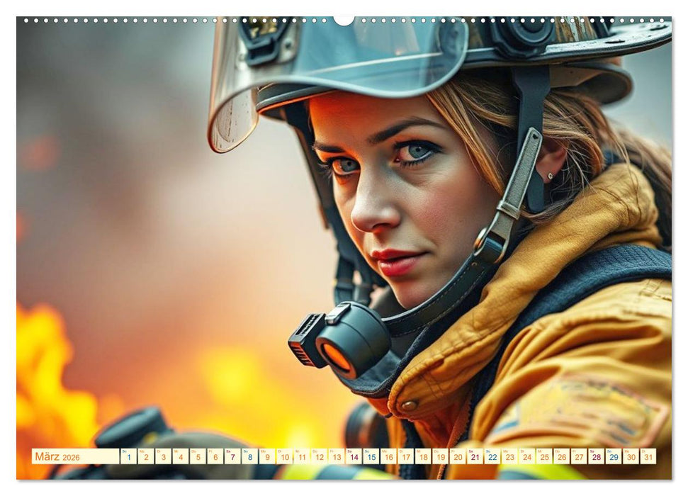 Powerfrauen - Frauen in anspruchsvollen Berufen (CALVENDO Premium Wandkalender 2026)