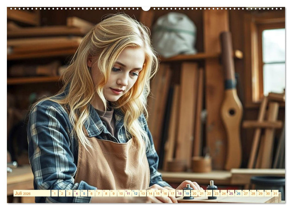 Powerfrauen - Frauen in anspruchsvollen Berufen (CALVENDO Premium Wandkalender 2026)