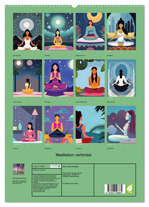 Meditation verbindet (CALVENDO Premium Wandkalender 2026)