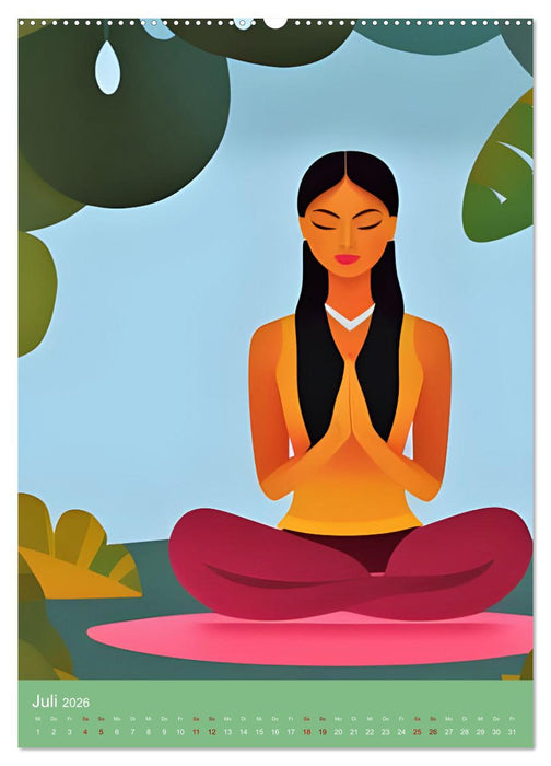 Meditation verbindet (CALVENDO Premium Wandkalender 2026)