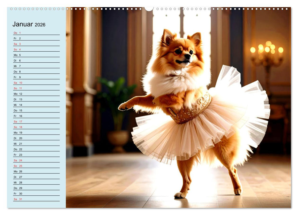 Tierisch kreativ: Hobbies im Tierreich (CALVENDO Premium Wandkalender 2026)