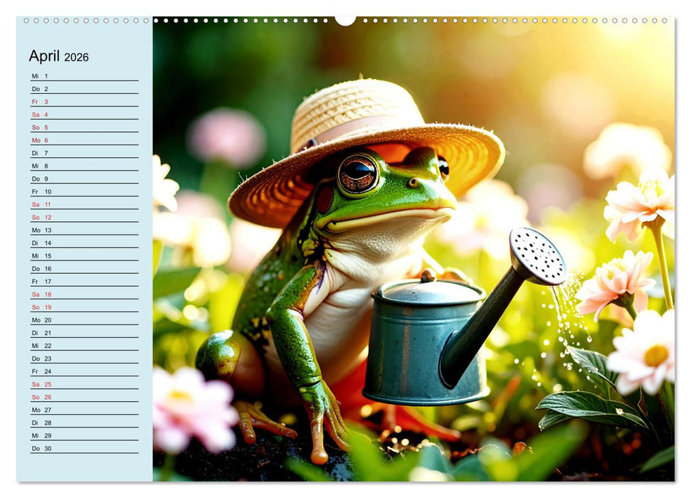 Tierisch kreativ: Hobbies im Tierreich (CALVENDO Premium Wandkalender 2026)