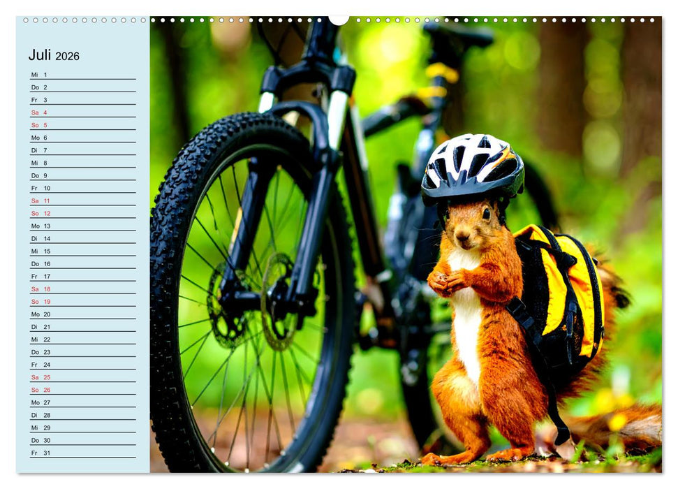 Tierisch kreativ: Hobbies im Tierreich (CALVENDO Premium Wandkalender 2026)