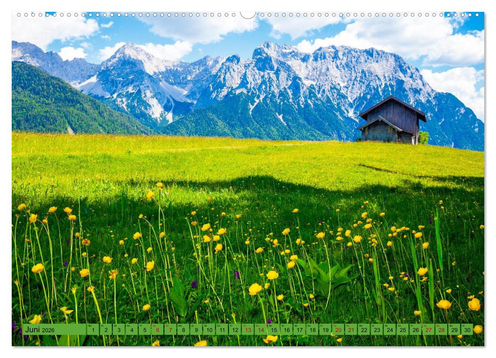 Die Buckelwiesen im Oberen Isartal (CALVENDO Wandkalender 2026)
