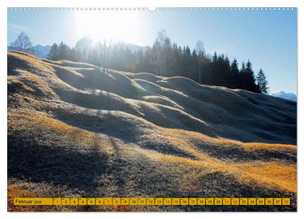 Die Buckelwiesen im Oberen Isartal (CALVENDO Premium Wandkalender 2026)