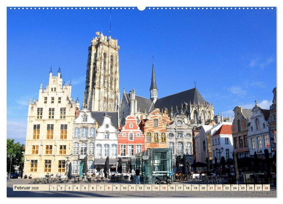 Schönste Städte in Belgien (CALVENDO Wandkalender 2026)