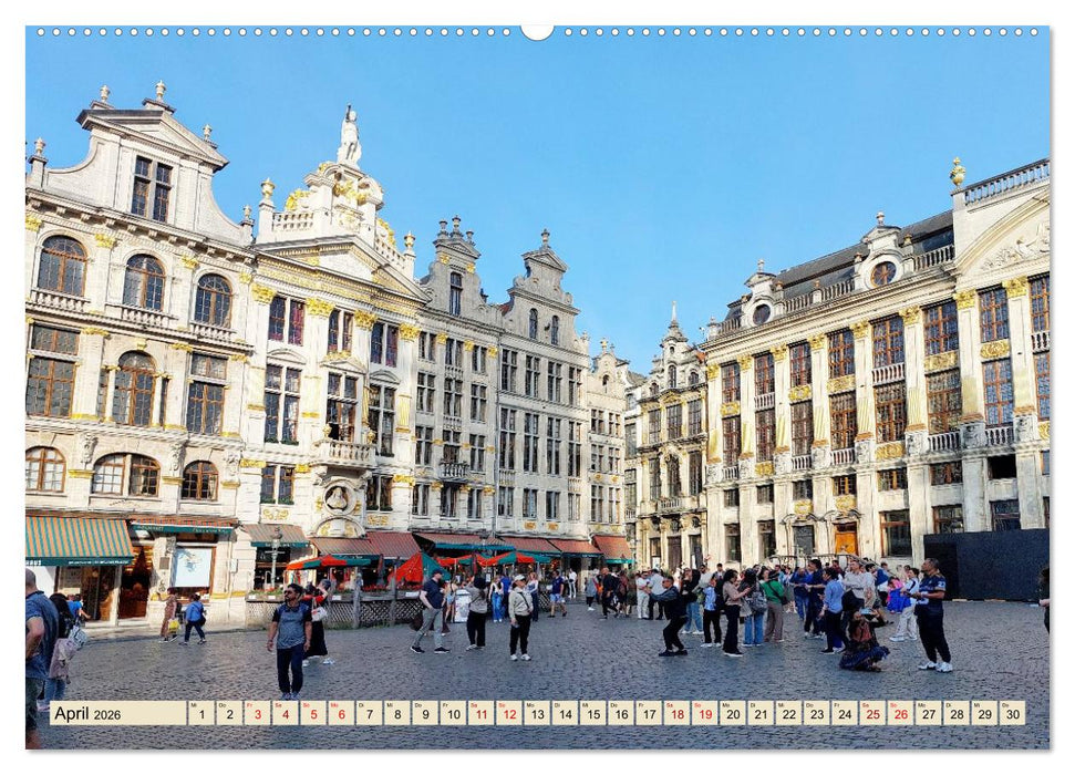 Schönste Städte in Belgien (CALVENDO Wandkalender 2026)