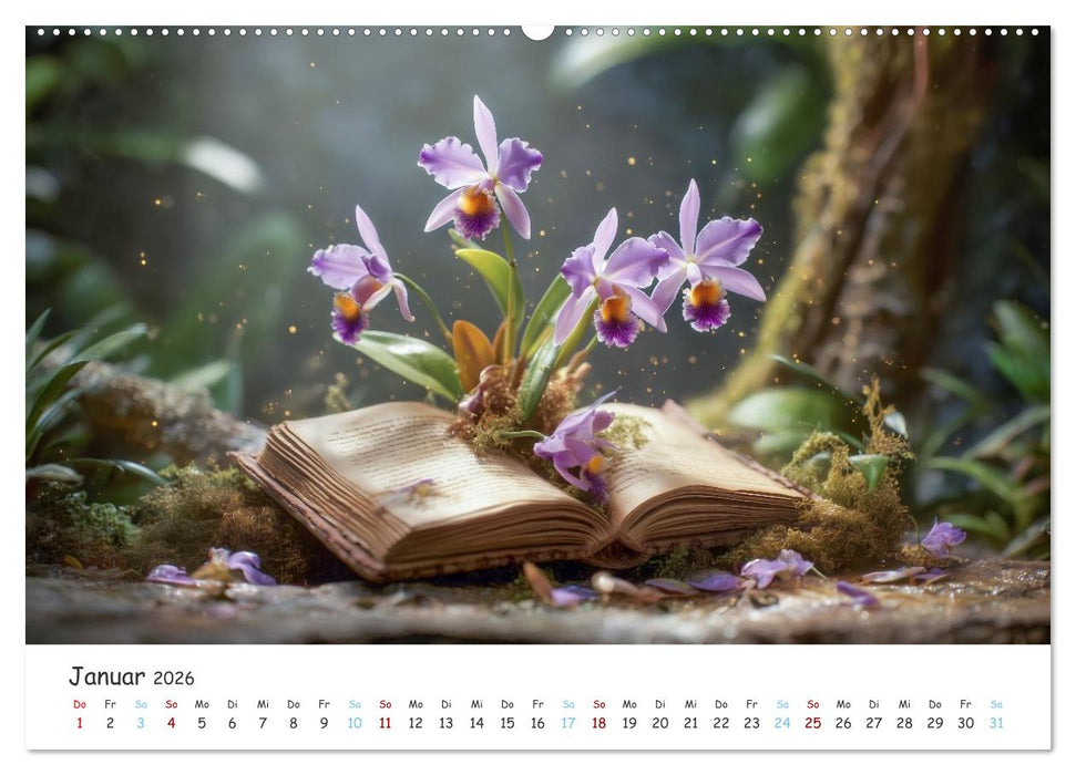 Im Schatten der Orchidee (CALVENDO Wandkalender 2026)